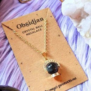 NWT: Crystal Ball Necklace Goddess Provisions